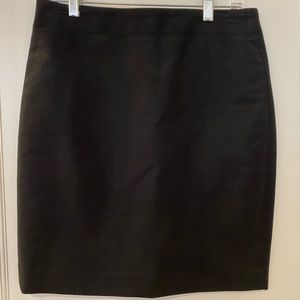 JCrew Number 2 Black Pencil Skirt